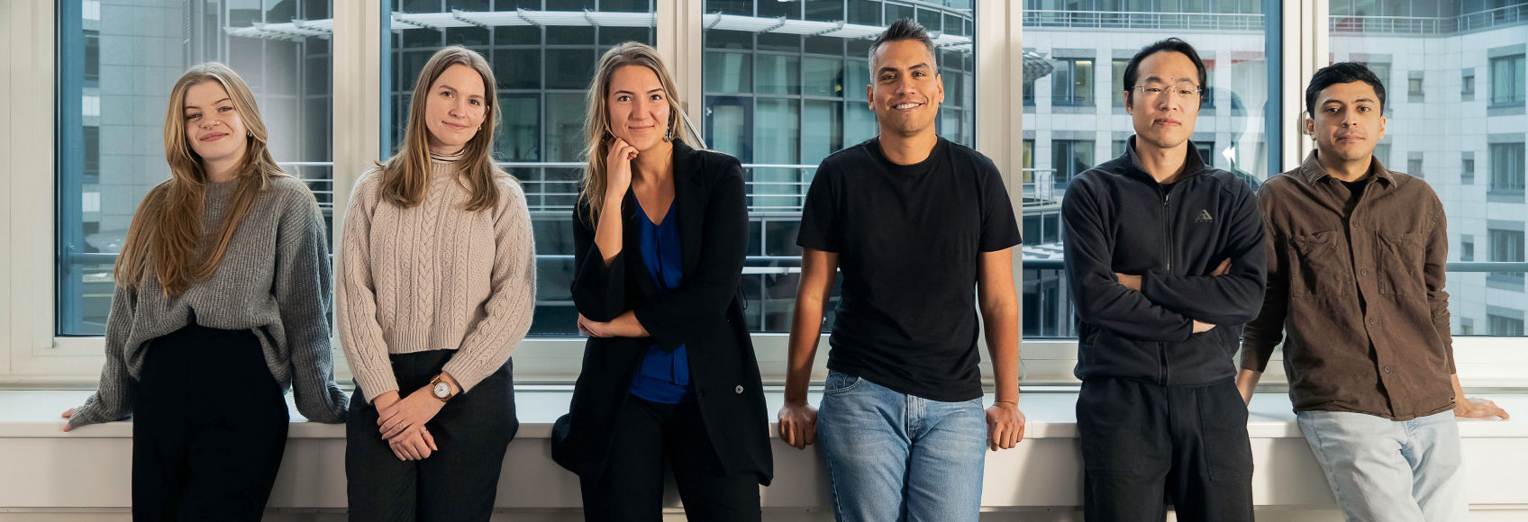 This is the Team of Play My Math project posing at the ScaDS AI to capture a Photo group.