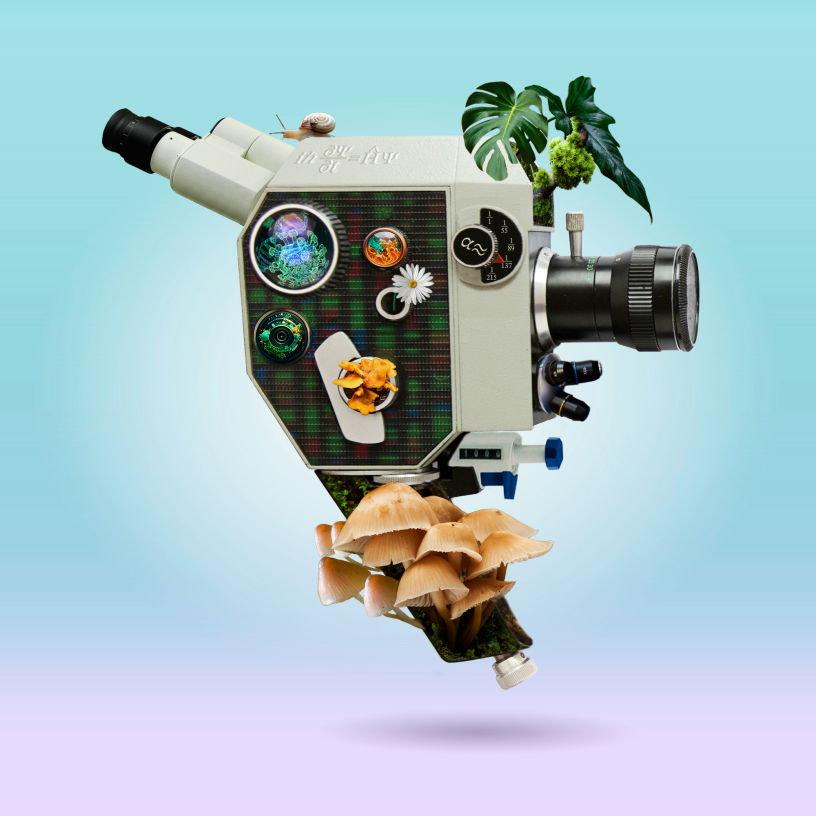 Science film camera to illustrate the Film and Video Section