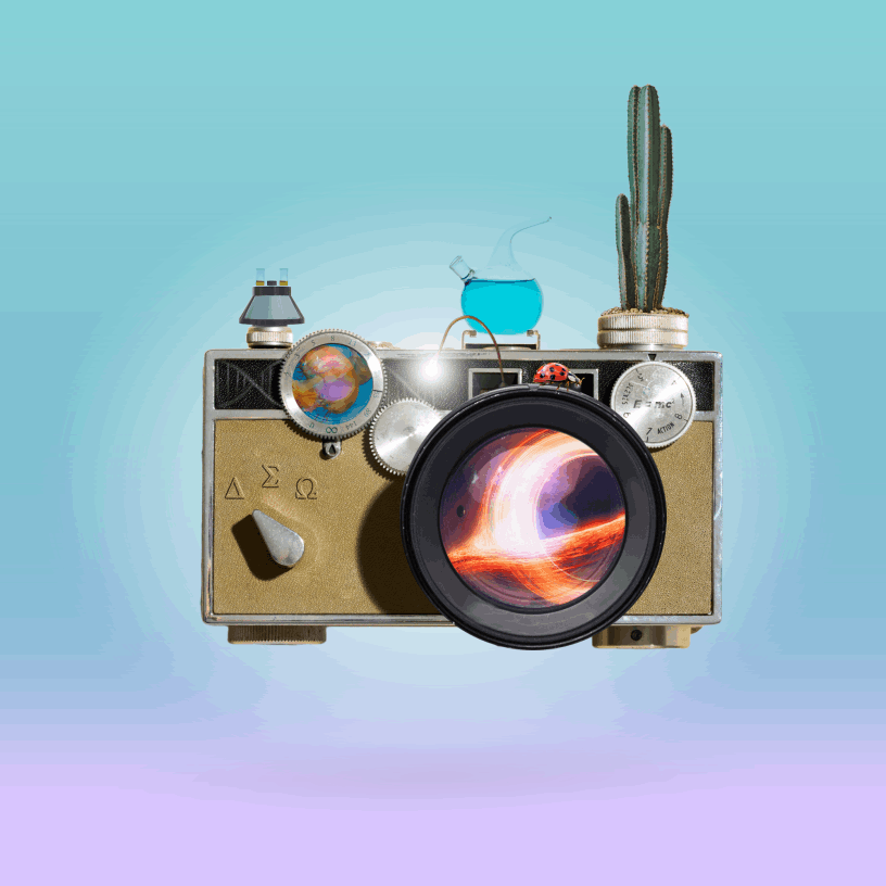 Science Photo Camera for a photography section